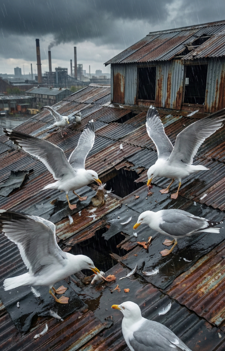 kuşsuz çatı martı